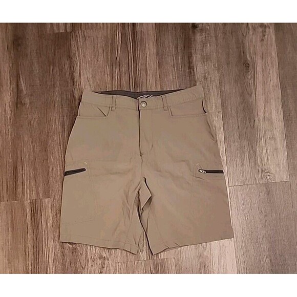 Rugged Elements Mens Youth Shorts Size 16 Lot Of 2  Tan and Dark Grey Cargo - Picture 3 of 10